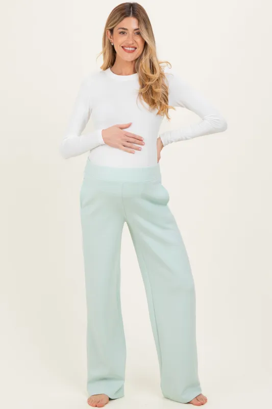 Mint Stripe Detail Maternity Lounge Pants sold by Pinkblush