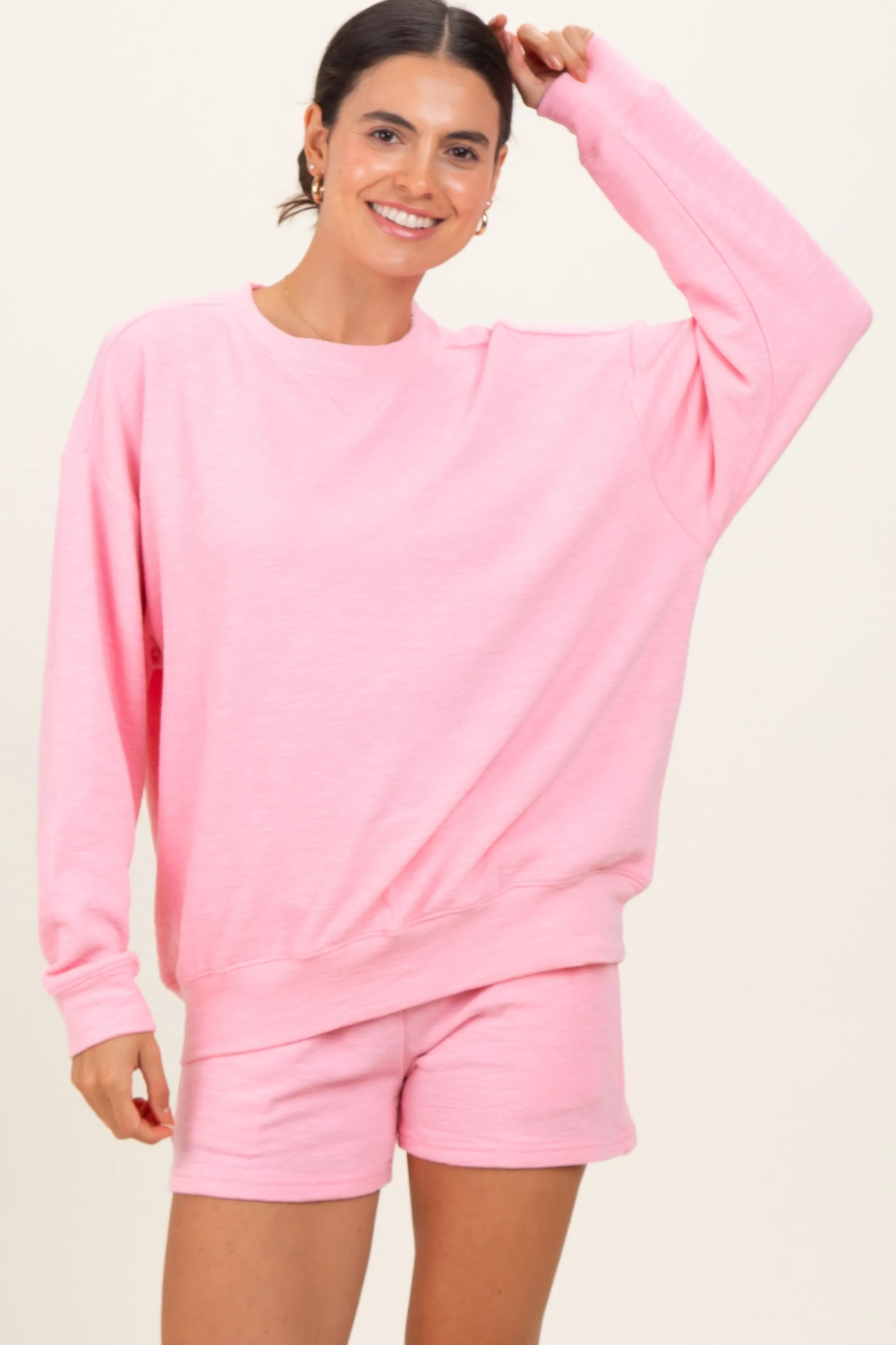 Pink Pullover & Shorts Set sold by Pinkblush product image thumbnail 2