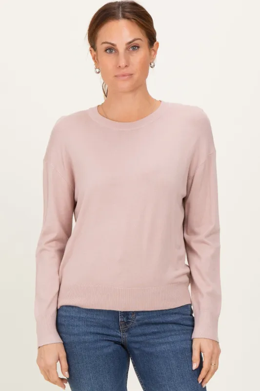 Blush Classic Crew Neck Sweater sold by Pinkblush