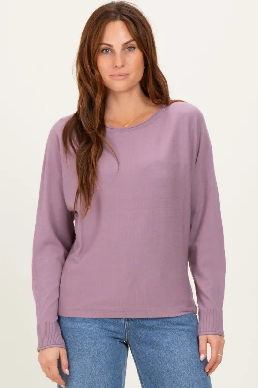 Violet Dolman Sleeve Knit Top sold by Pinkblush