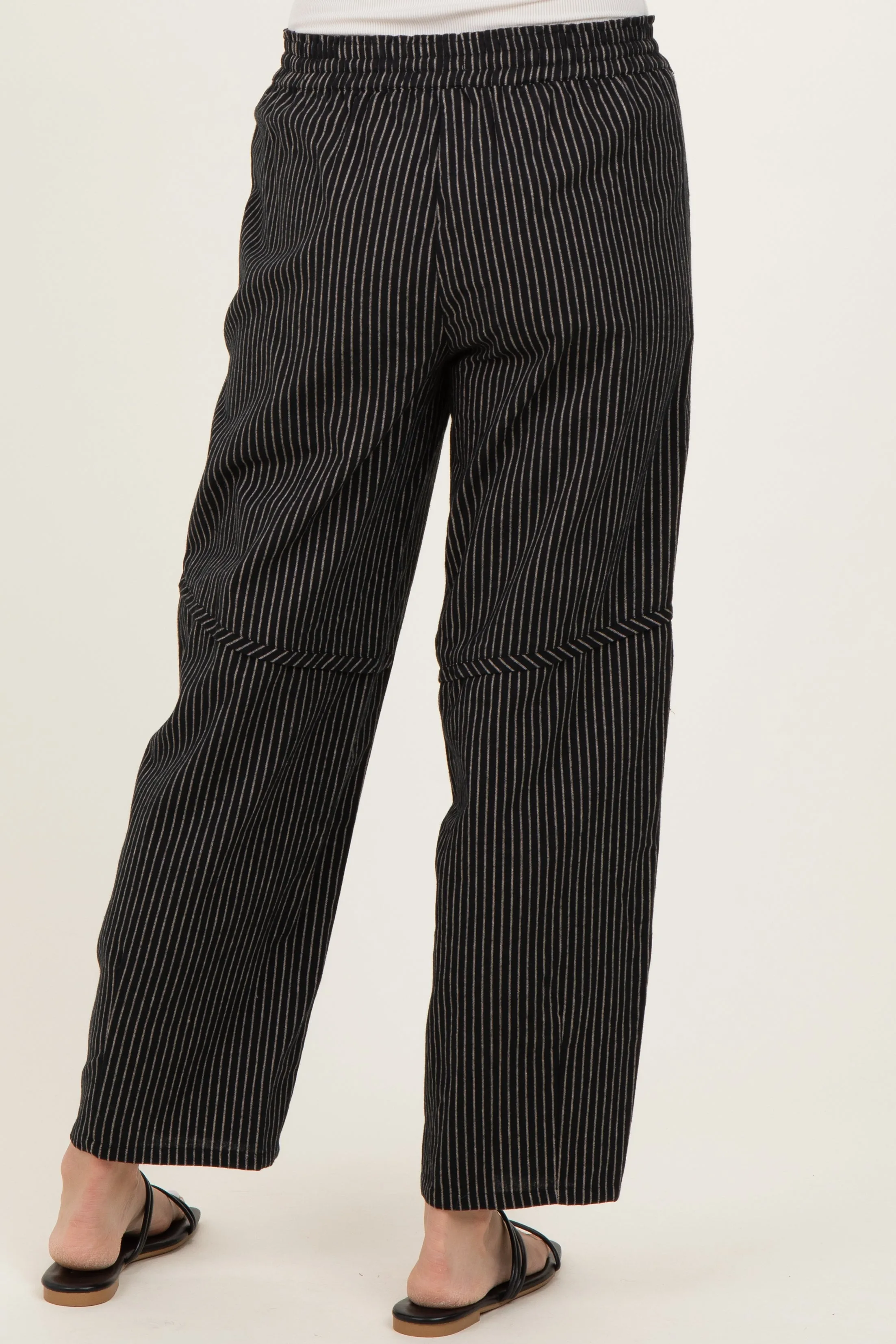 Black Striped Barrel Pants sold by Pinkblush product image thumbnail 5