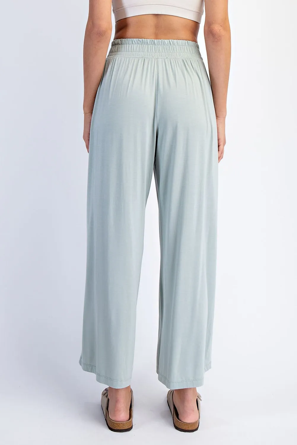 Mint Ankle Wide Leg Pants sold by Pinkblush product image thumbnail 4