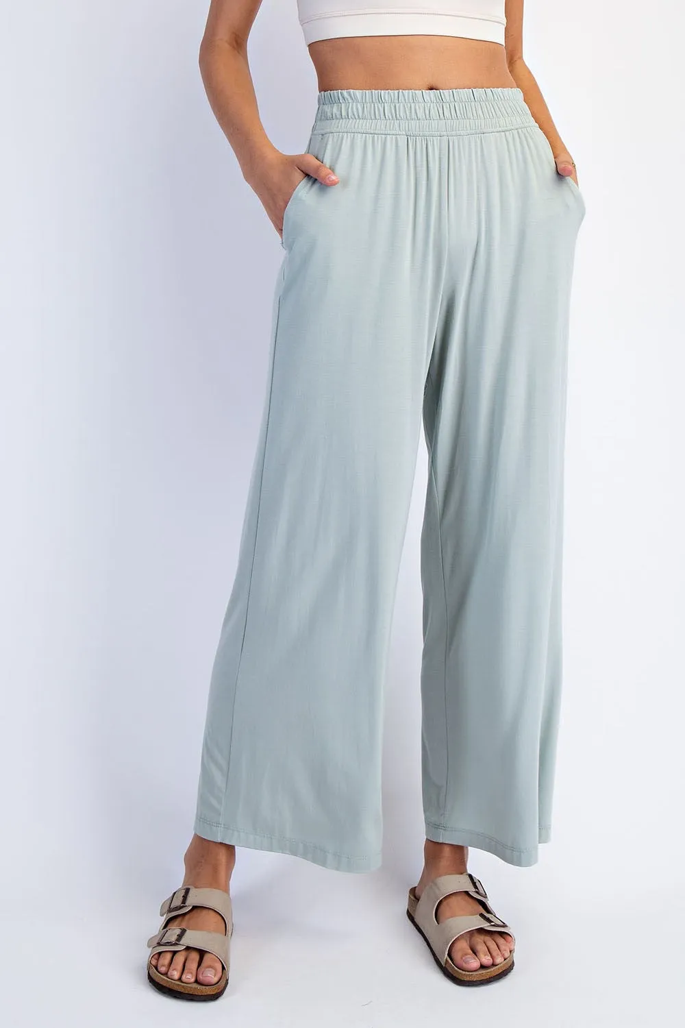 Mint Ankle Wide Leg Pants sold by Pinkblush product image thumbnail 2
