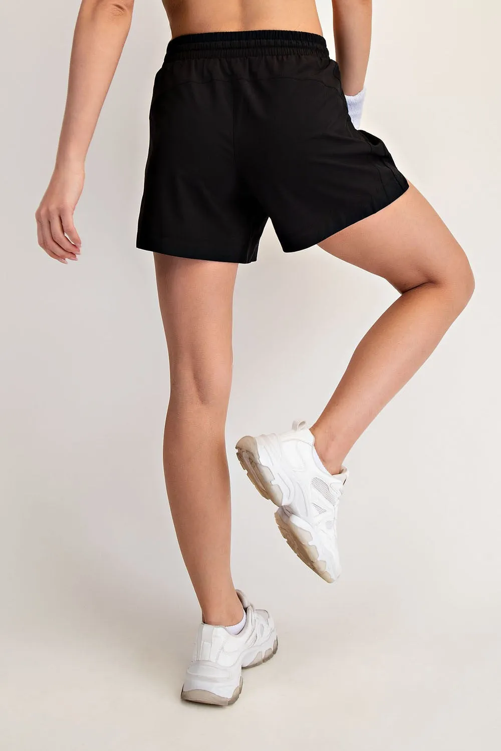 Black Active 5" Shorts sold by Pinkblush product image thumbnail 4