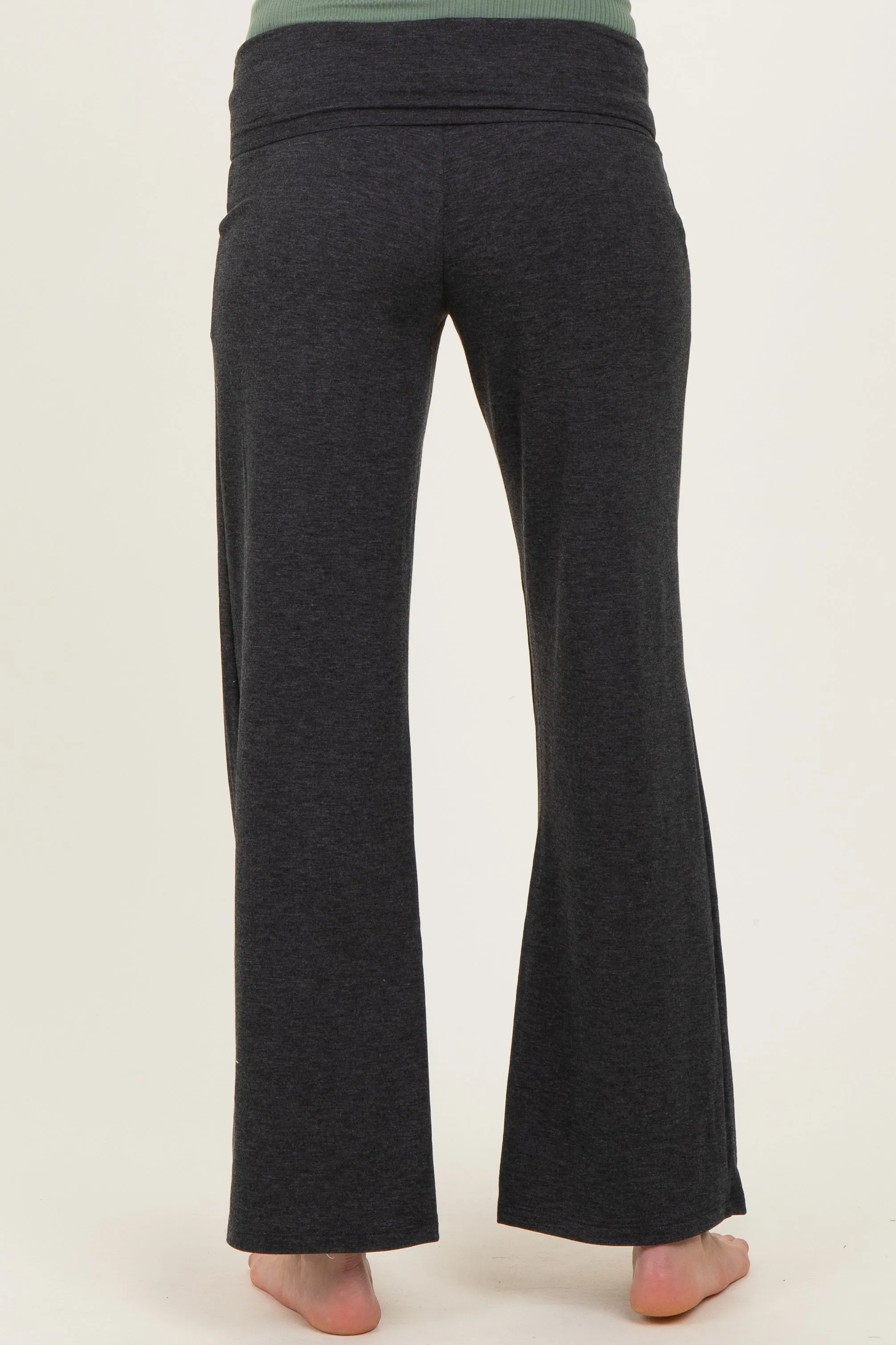Charcoal Maternity Yoga Pants sold by Pinkblush product image thumbnail 4