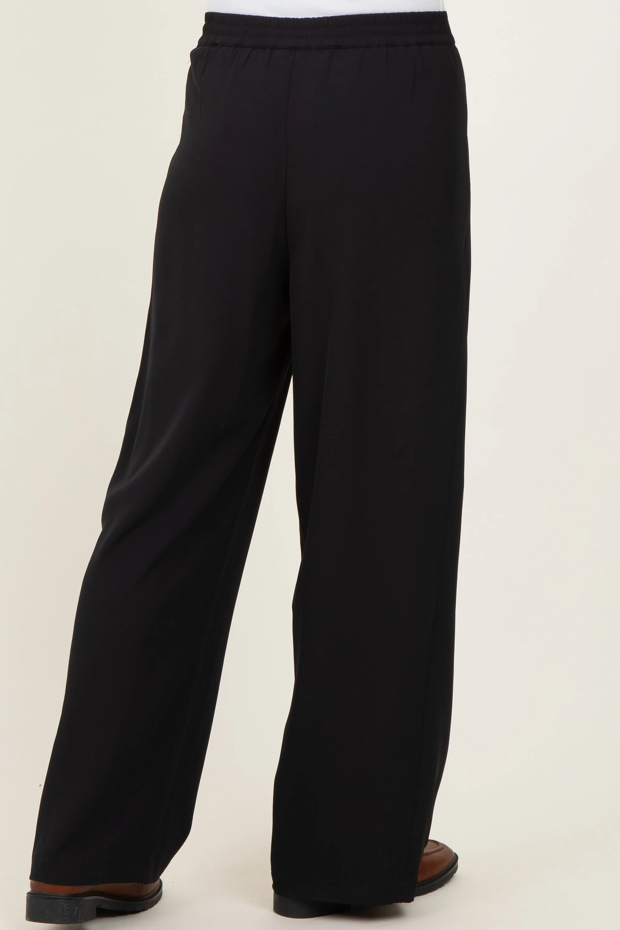 Black Smocked Waist Trousers sold by Pinkblush product image thumbnail 5