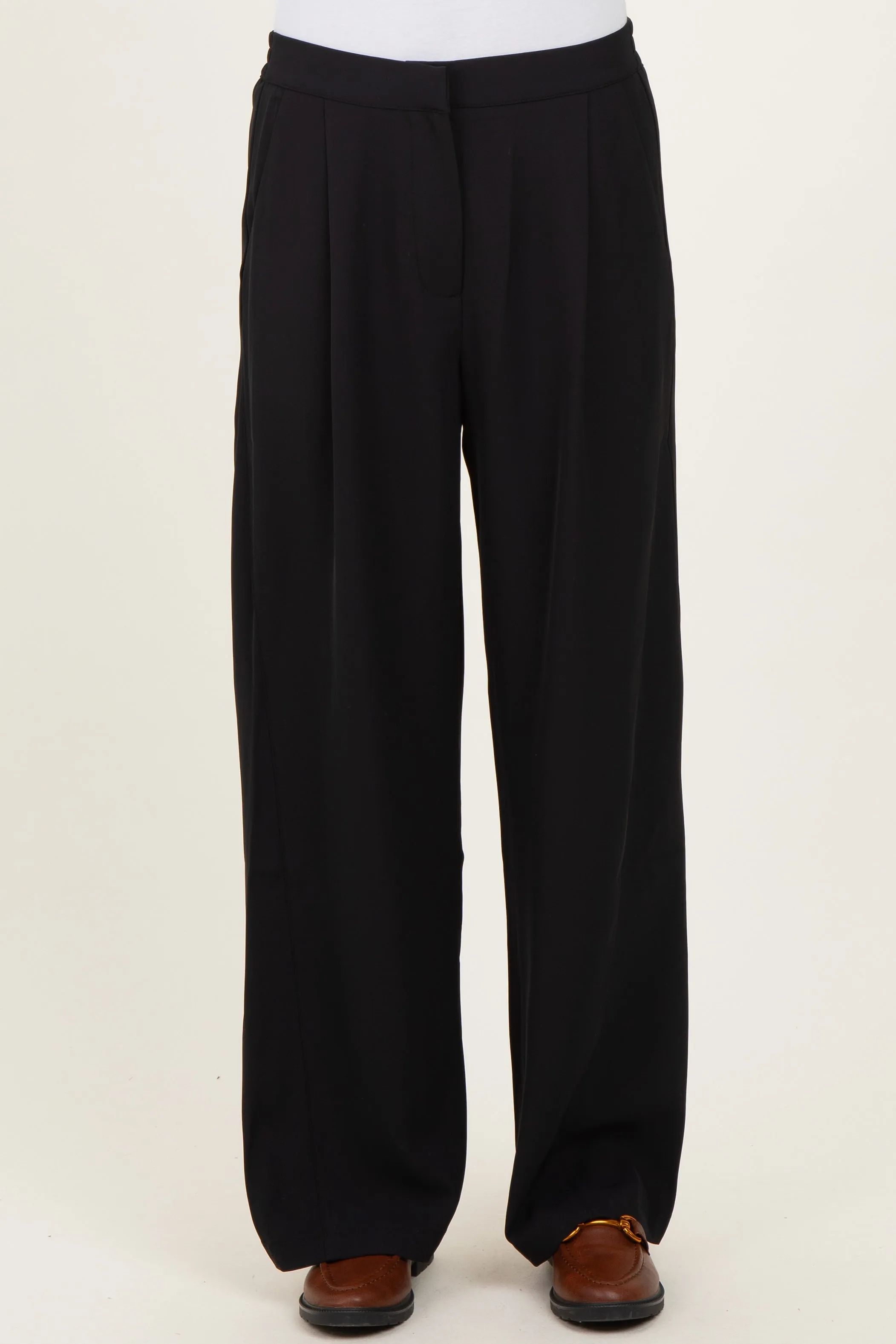 Black Smocked Waist Trousers sold by Pinkblush product image thumbnail 3