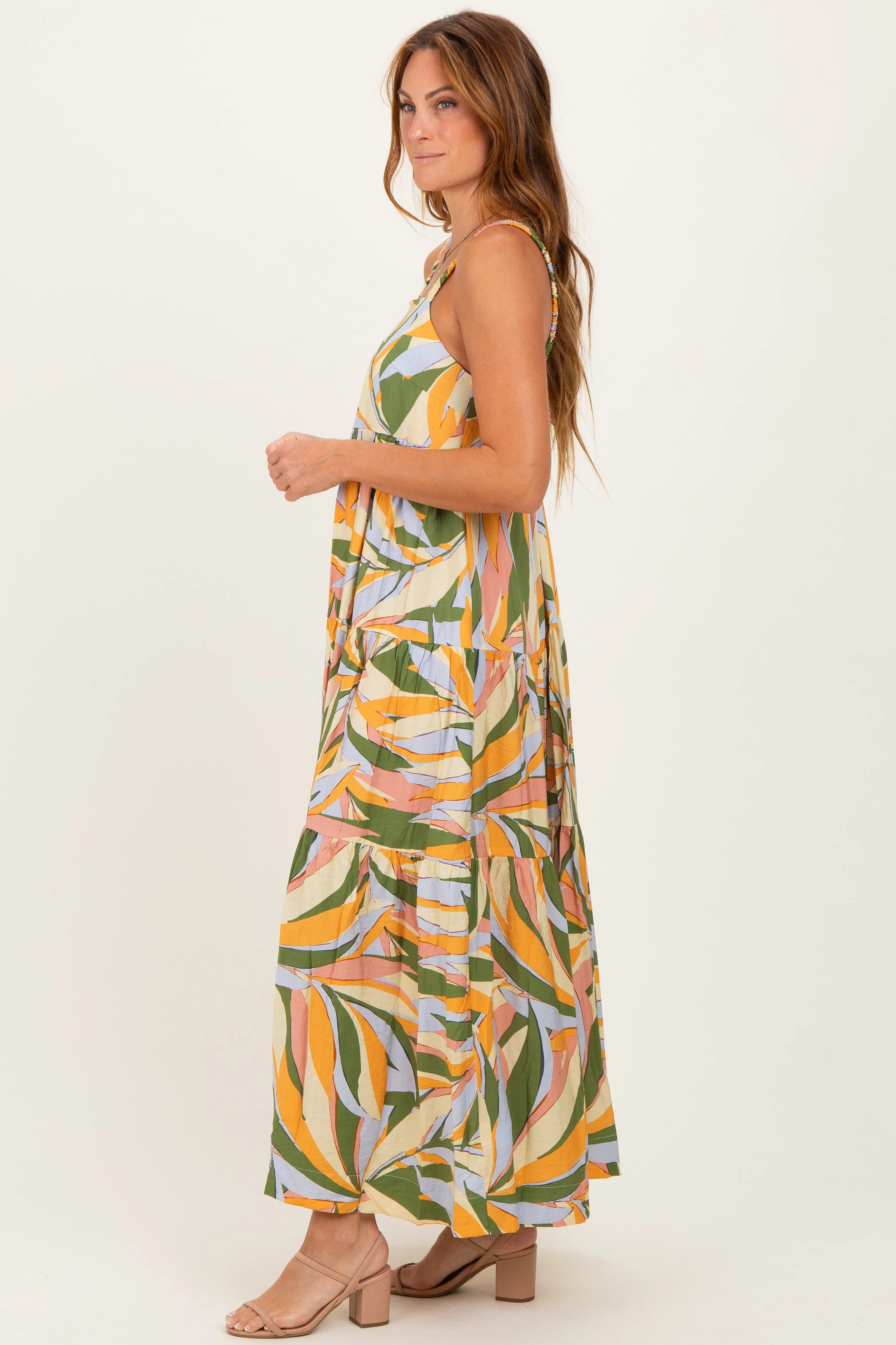 Multicolor Printed Open Back Maxi Dress sold by Pinkblush product image thumbnail 2