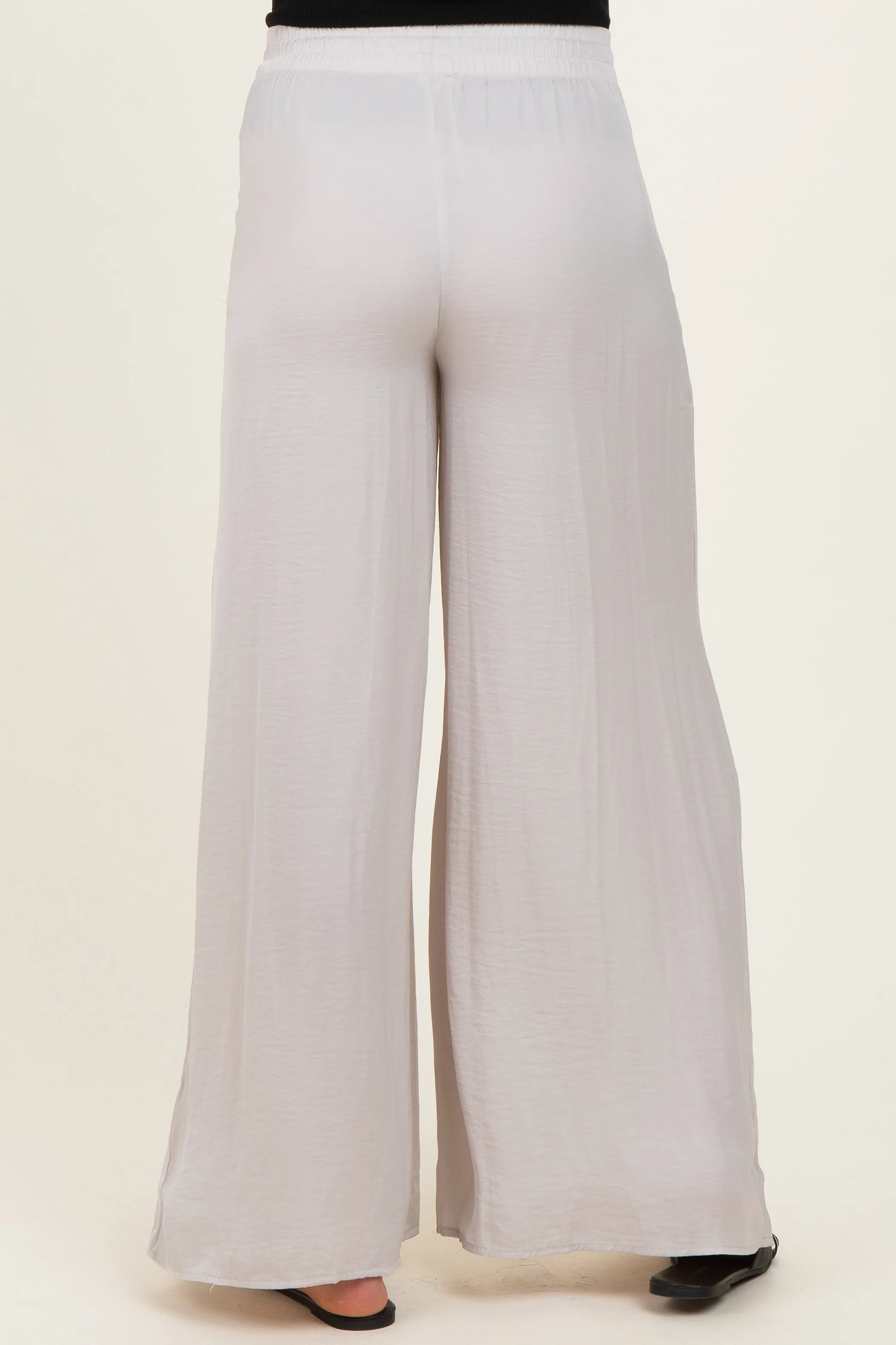 Dove Palazzo Wide Leg Maternity Pants sold by Pinkblush product image thumbnail 4