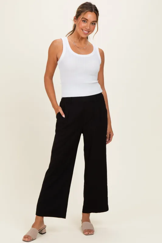 Black Elastic Waistband Trousers made by fun 2 fun