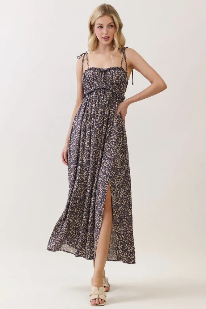 Purple Print Detailed Maxi Dress sold by Pinkblush product image thumbnail 2