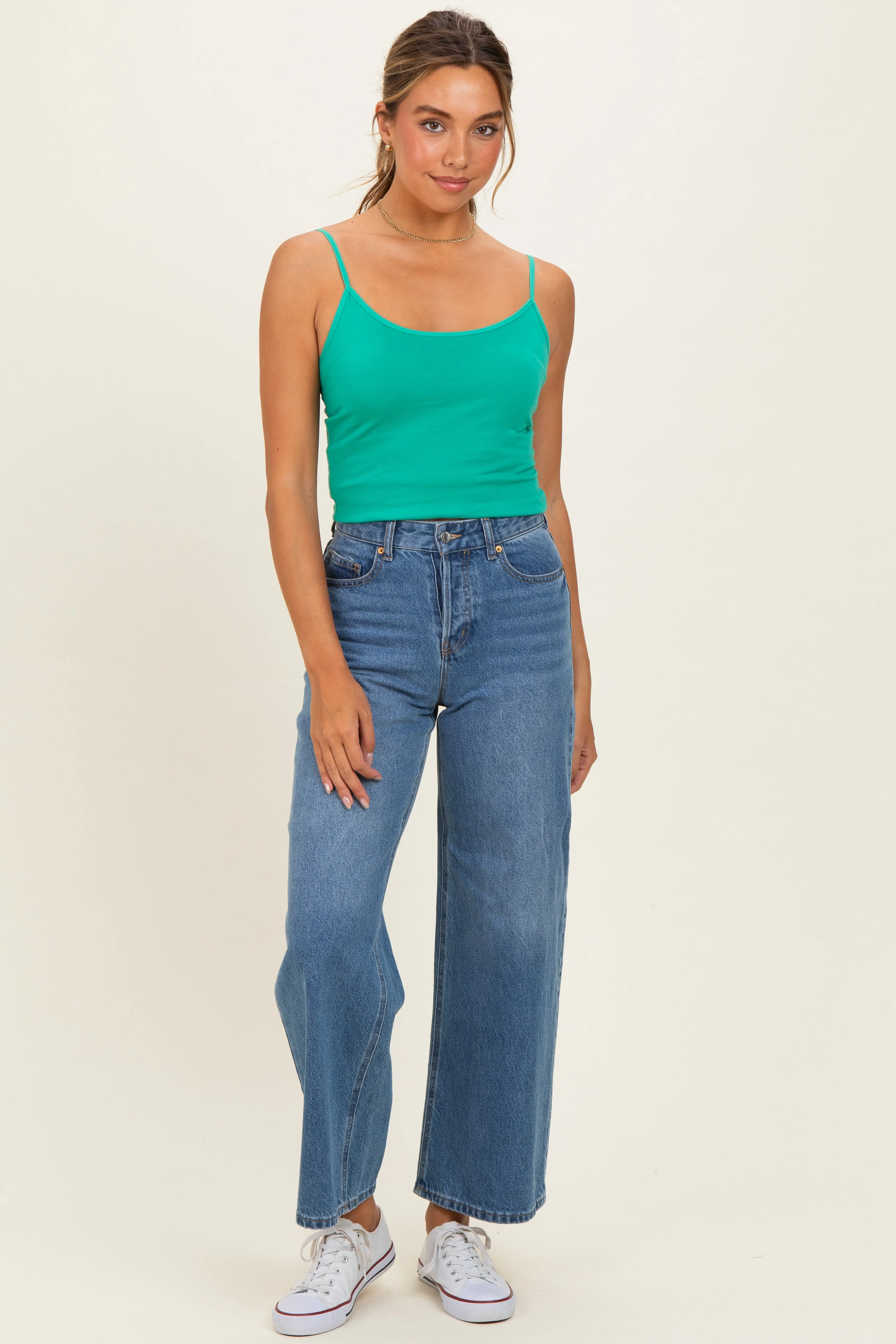 Emerald Basic Adjustable Strap Cami sold by Pinkblush product image thumbnail 2