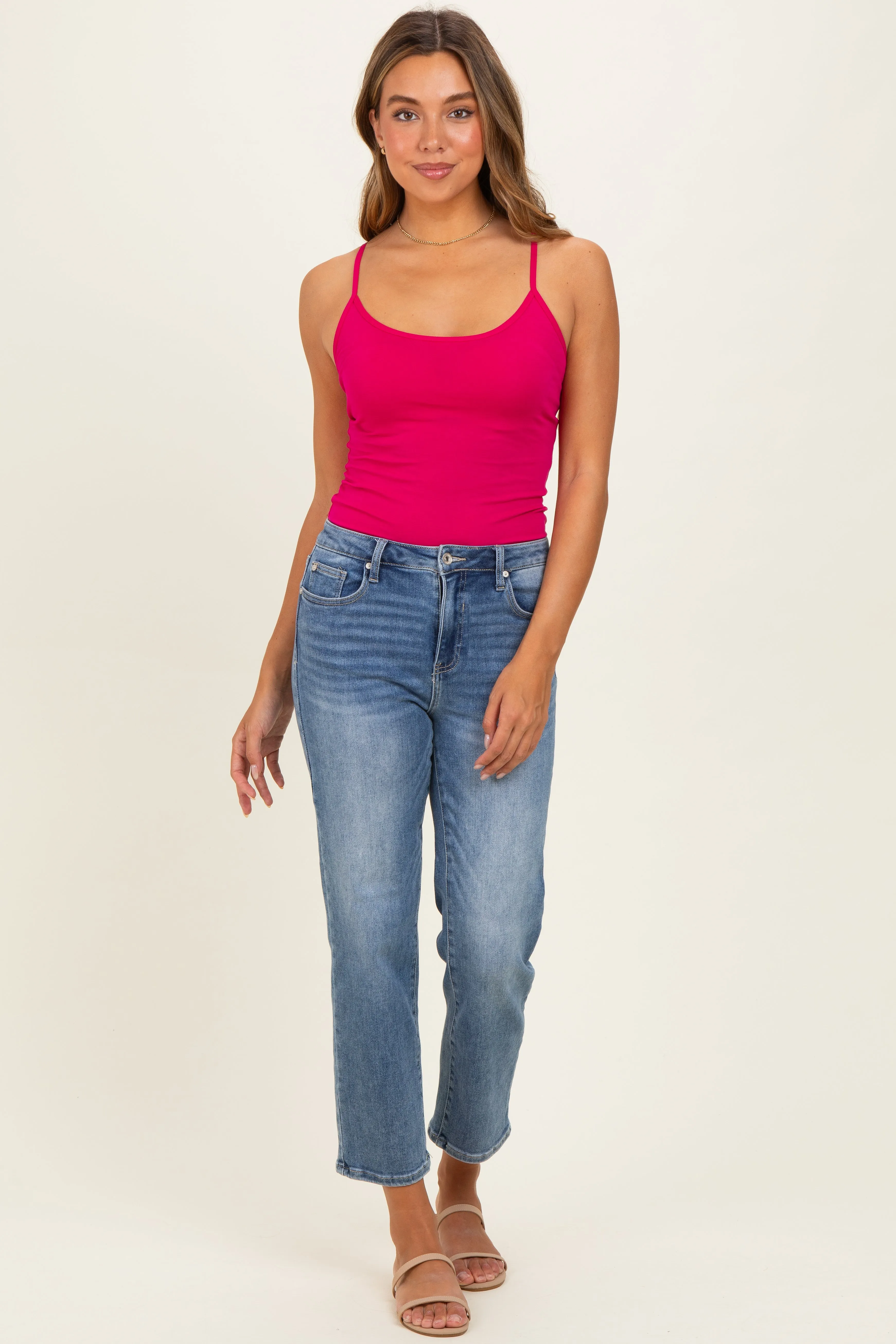 Magenta Basic Adjustable Strap Cami sold by Pinkblush product image thumbnail 2