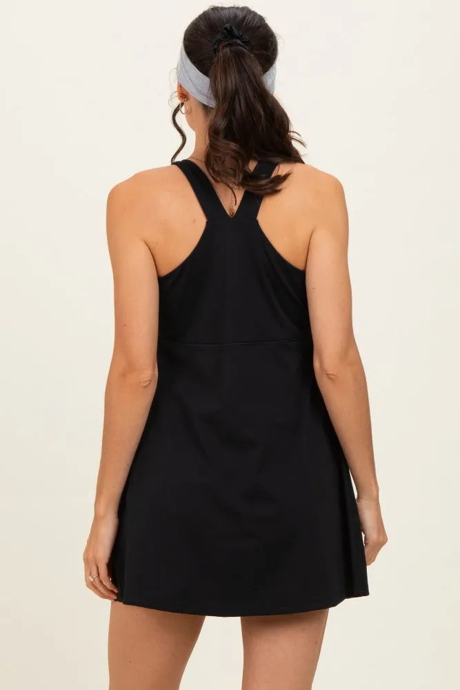 Black Racerback Active Romper Dress sold by Pinkblush product image thumbnail 5