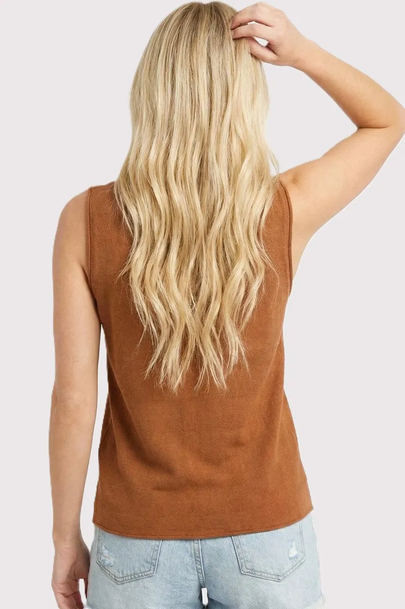 Copper Knit Sleeveless Top sold by Pinkblush product image thumbnail 2