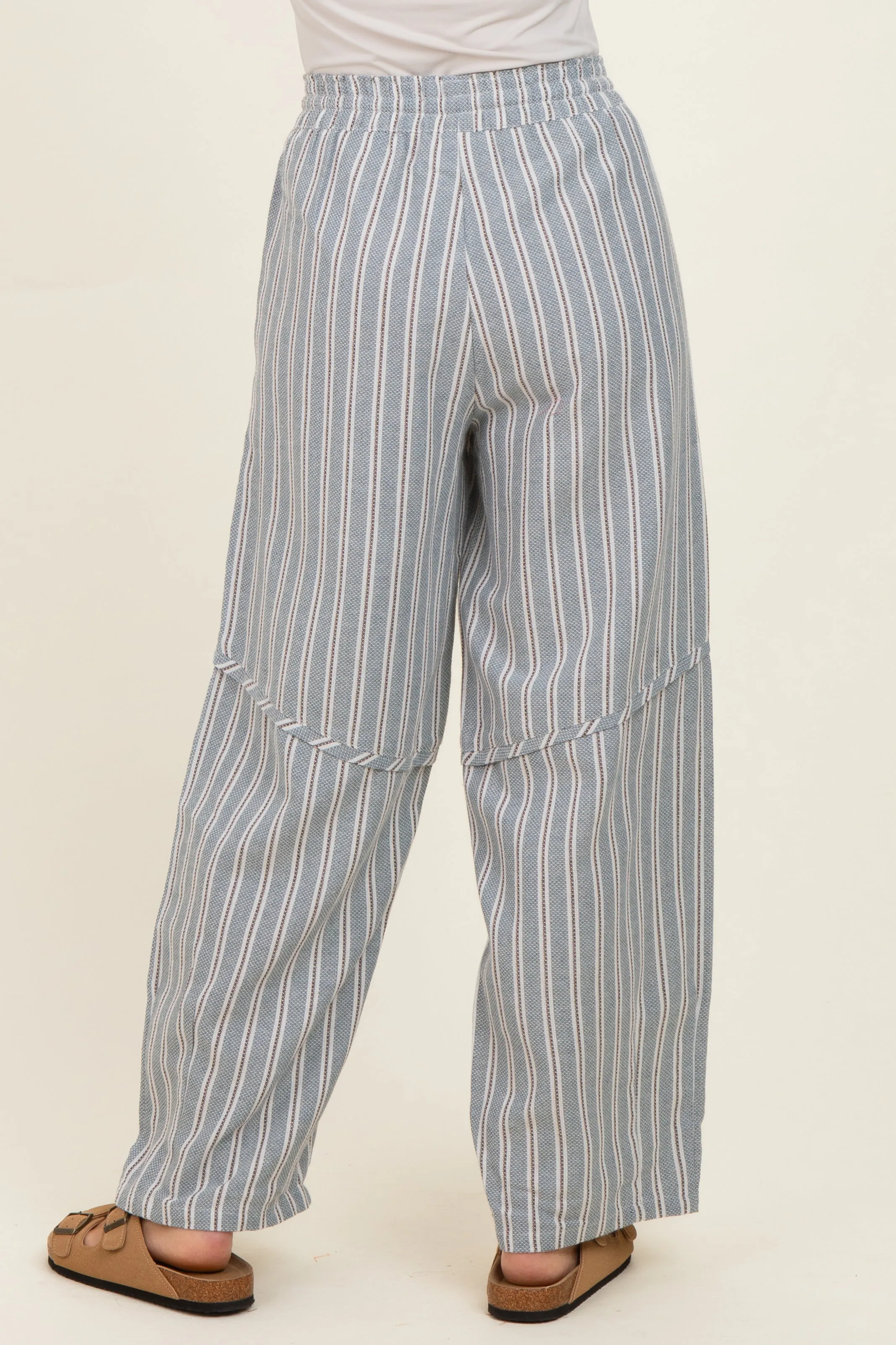 Seafoam Washed Striped Pants sold by Pinkblush product image thumbnail 4