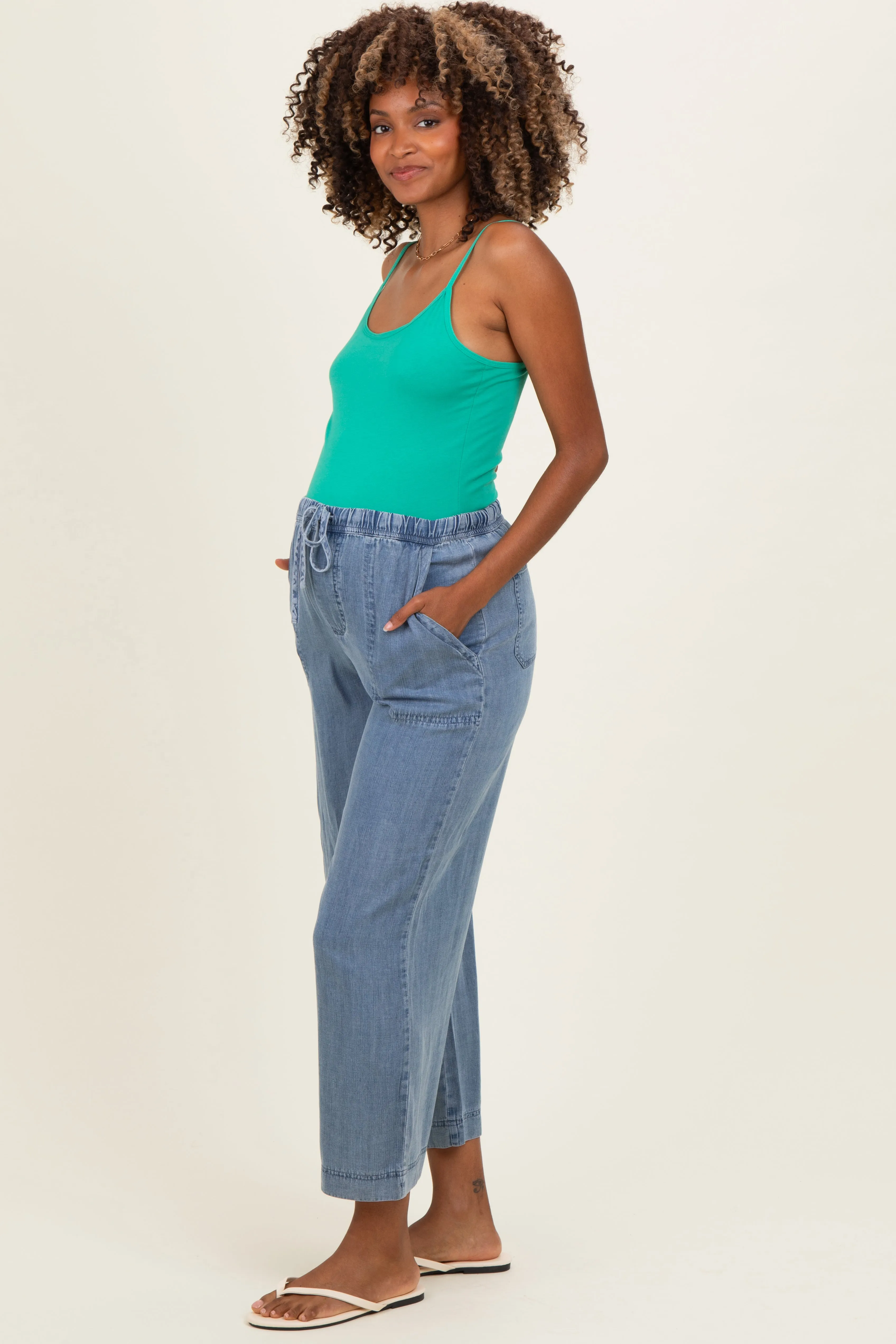 Emerald Basic Adjustable Strap Maternity Cami sold by Pinkblush product image thumbnail 4