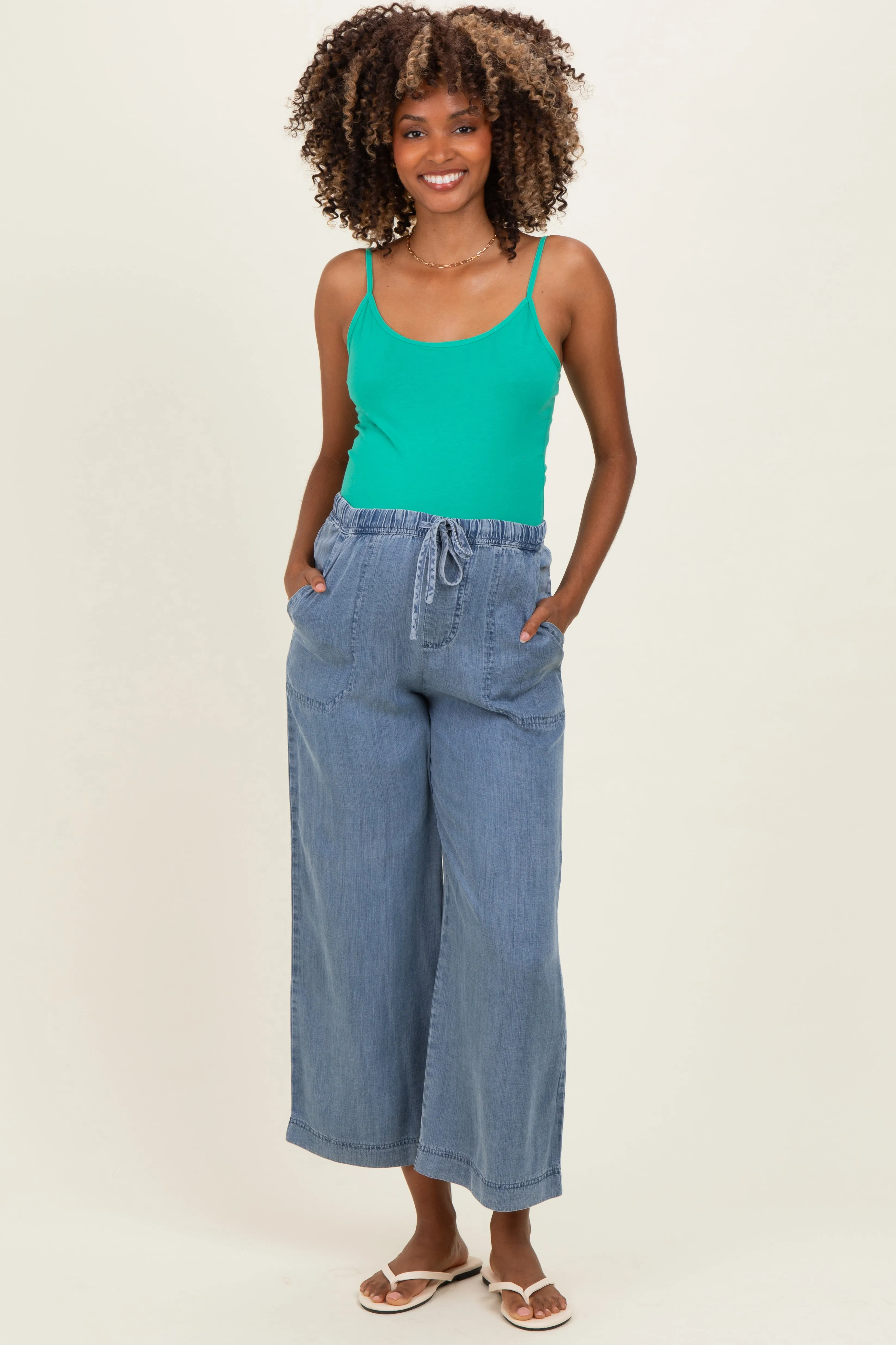 Emerald Basic Adjustable Strap Maternity Cami sold by Pinkblush product image thumbnail 2