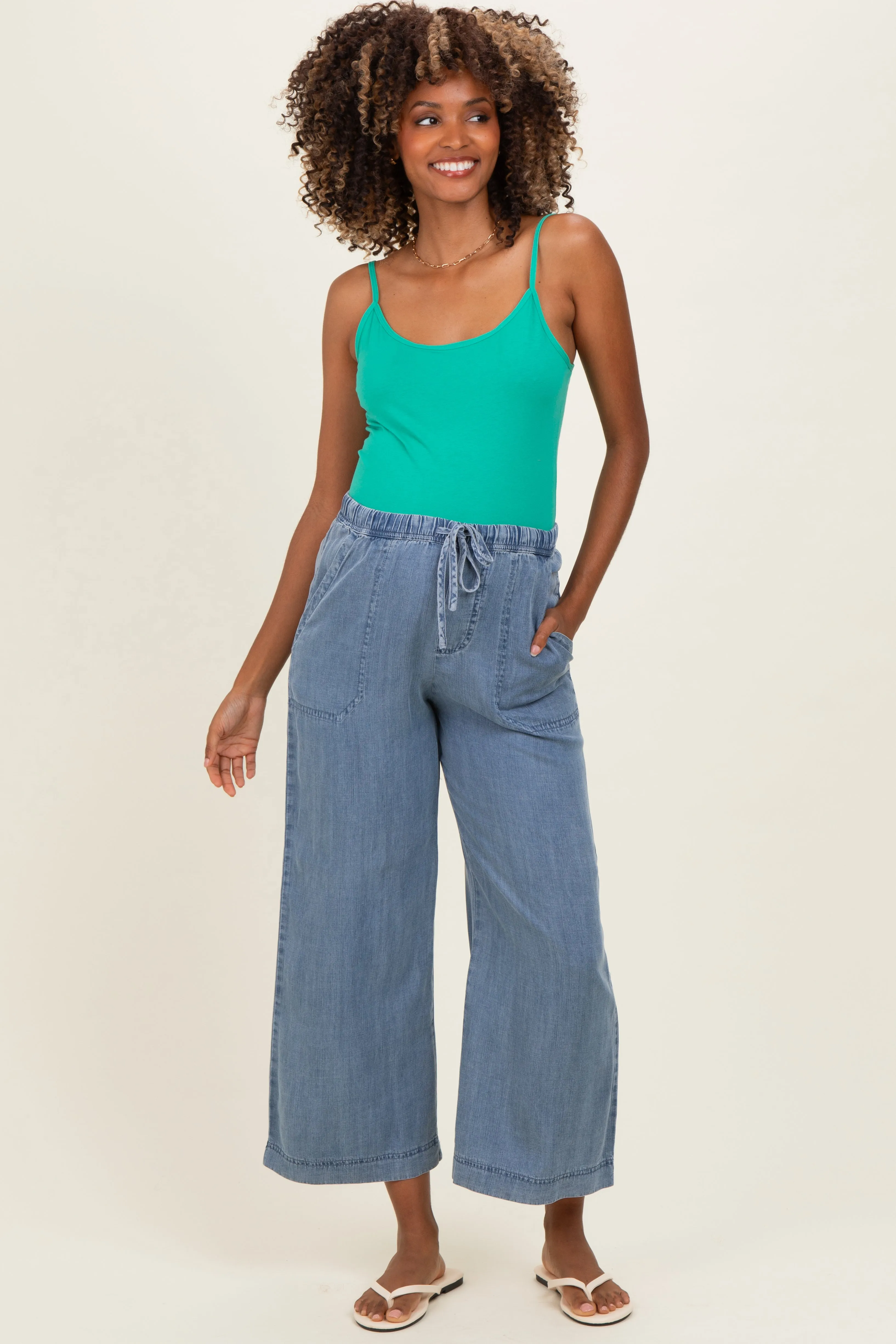 Emerald Basic Adjustable Strap Maternity Cami sold by Pinkblush product image thumbnail 3