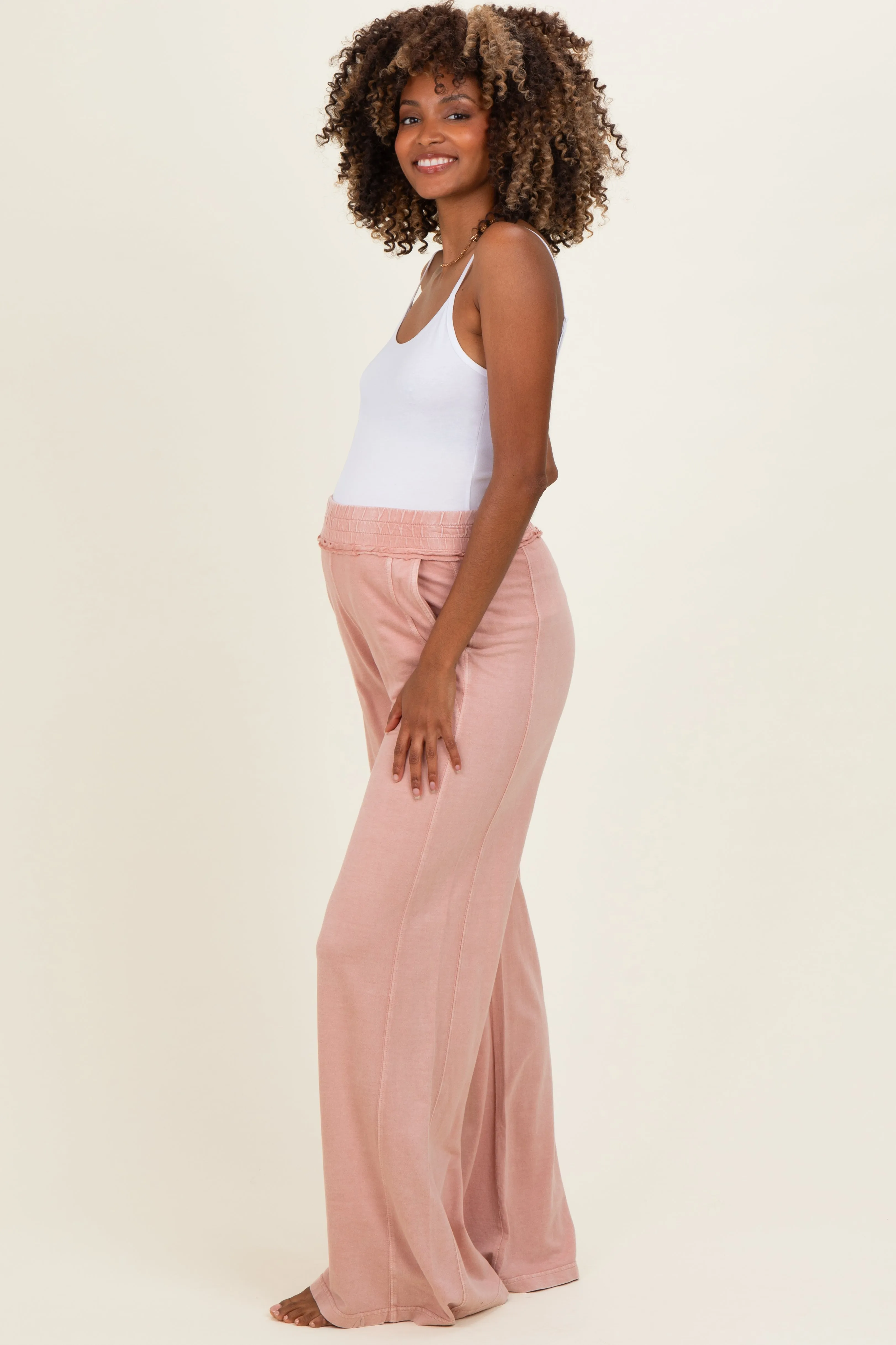 White Basic Adjustable Strap Maternity Cami sold by Pinkblush product image thumbnail 5