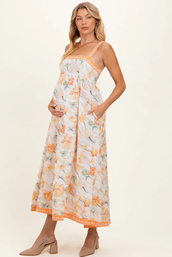 Daffodil Floral Embroidered Maternity Maxi Dress sold by Pinkblush product image thumbnail 2