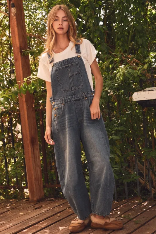 Denim Vintage Wash Overall made by Pinkblush