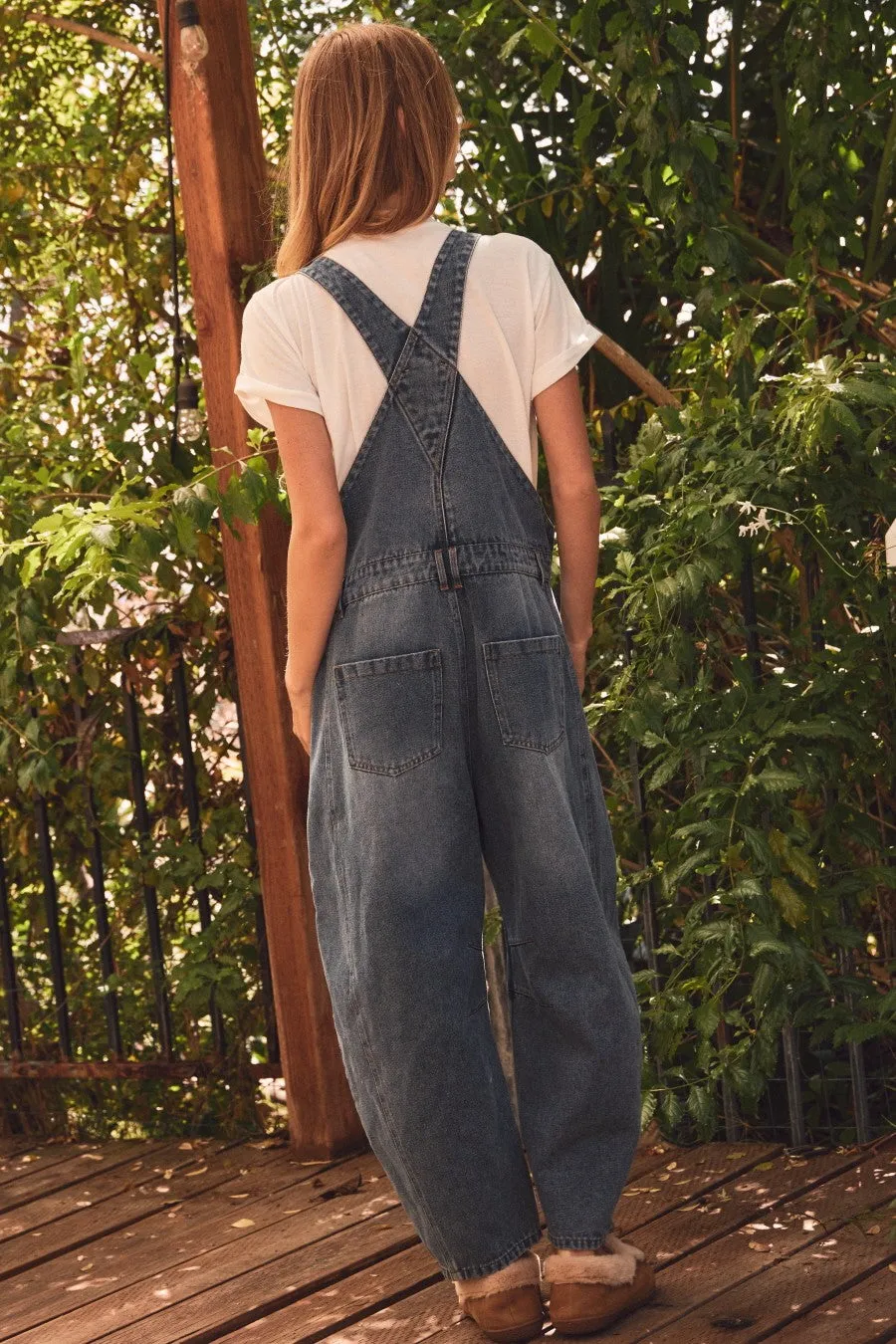 Denim Vintage Wash Overall sold by Pinkblush product image thumbnail 3