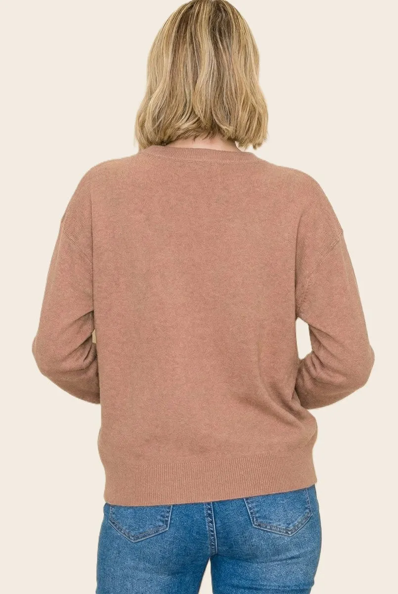 Light Camel Basic Pullover Sweater sold by Pinkblush product image thumbnail 3