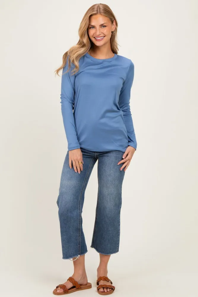 Blue Long Sleeve Top sold by Pinkblush product image thumbnail 4