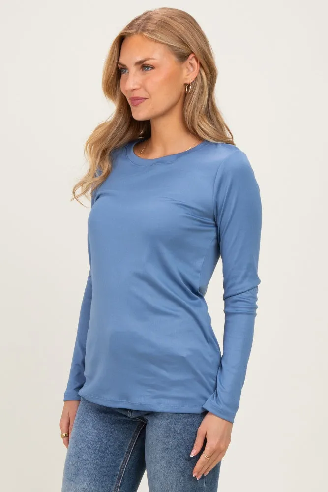 Blue Long Sleeve Top sold by Pinkblush product image thumbnail 2