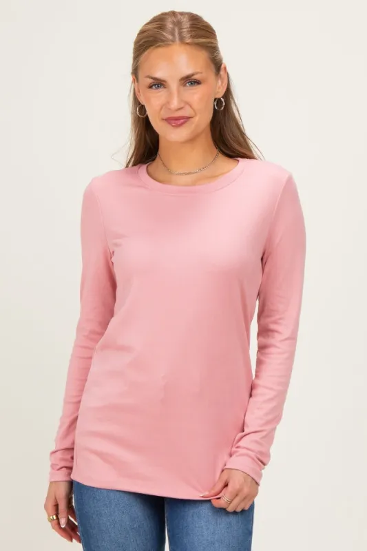 Mauve Long Sleeve Top made by Pinkblush
