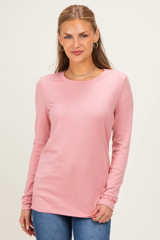 Mauve Long Sleeve Top sold by Pinkblush