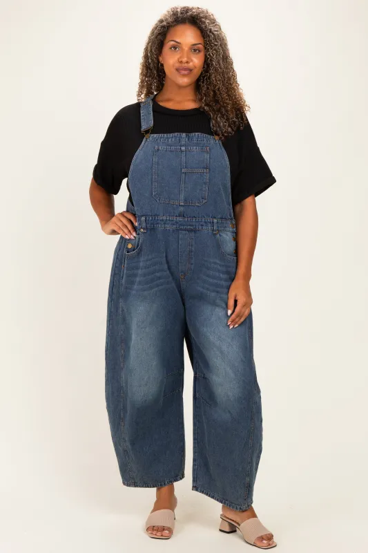 Denim Vintage Wash Plus Overall made by Pinkblush