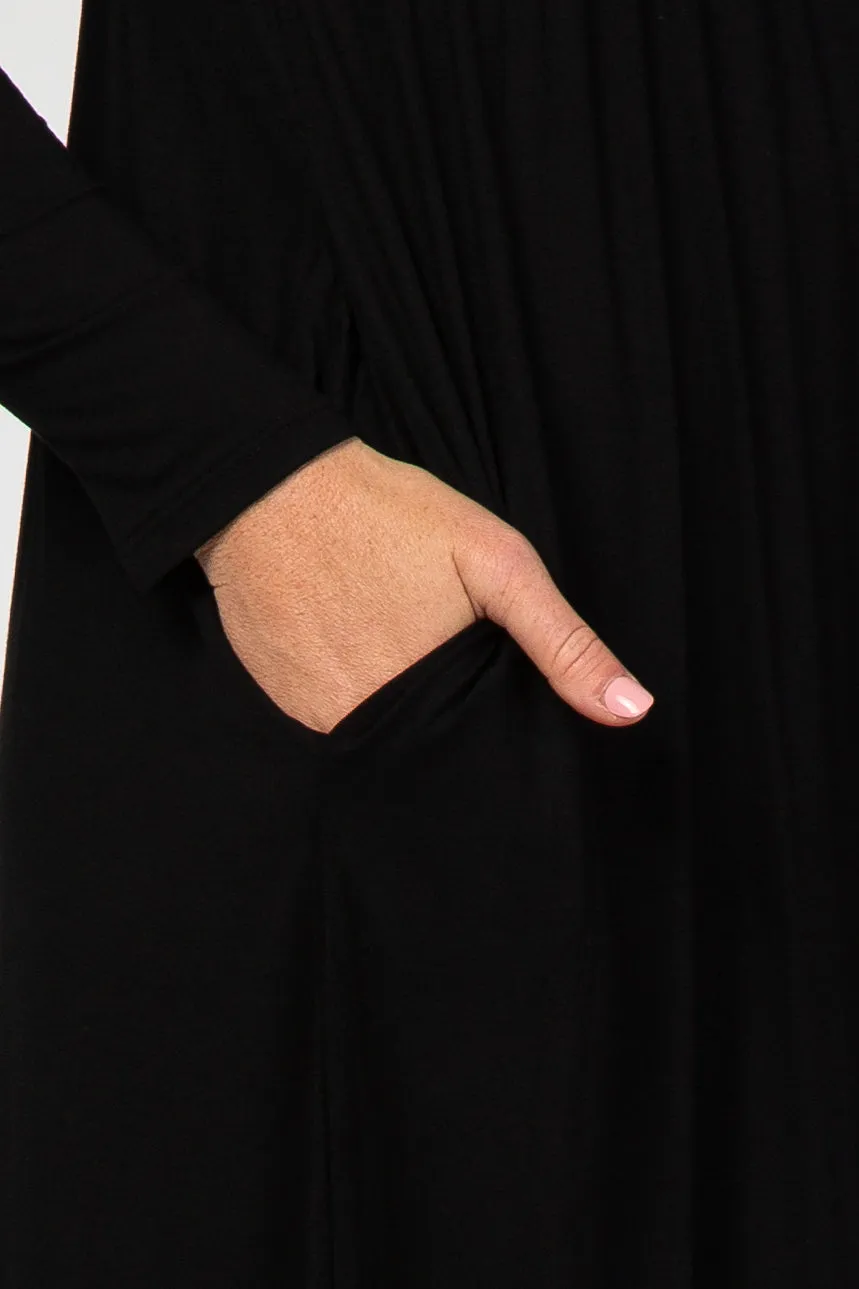 Black Long Sleeve Maxi Dress sold by Pinkblush product image thumbnail 5