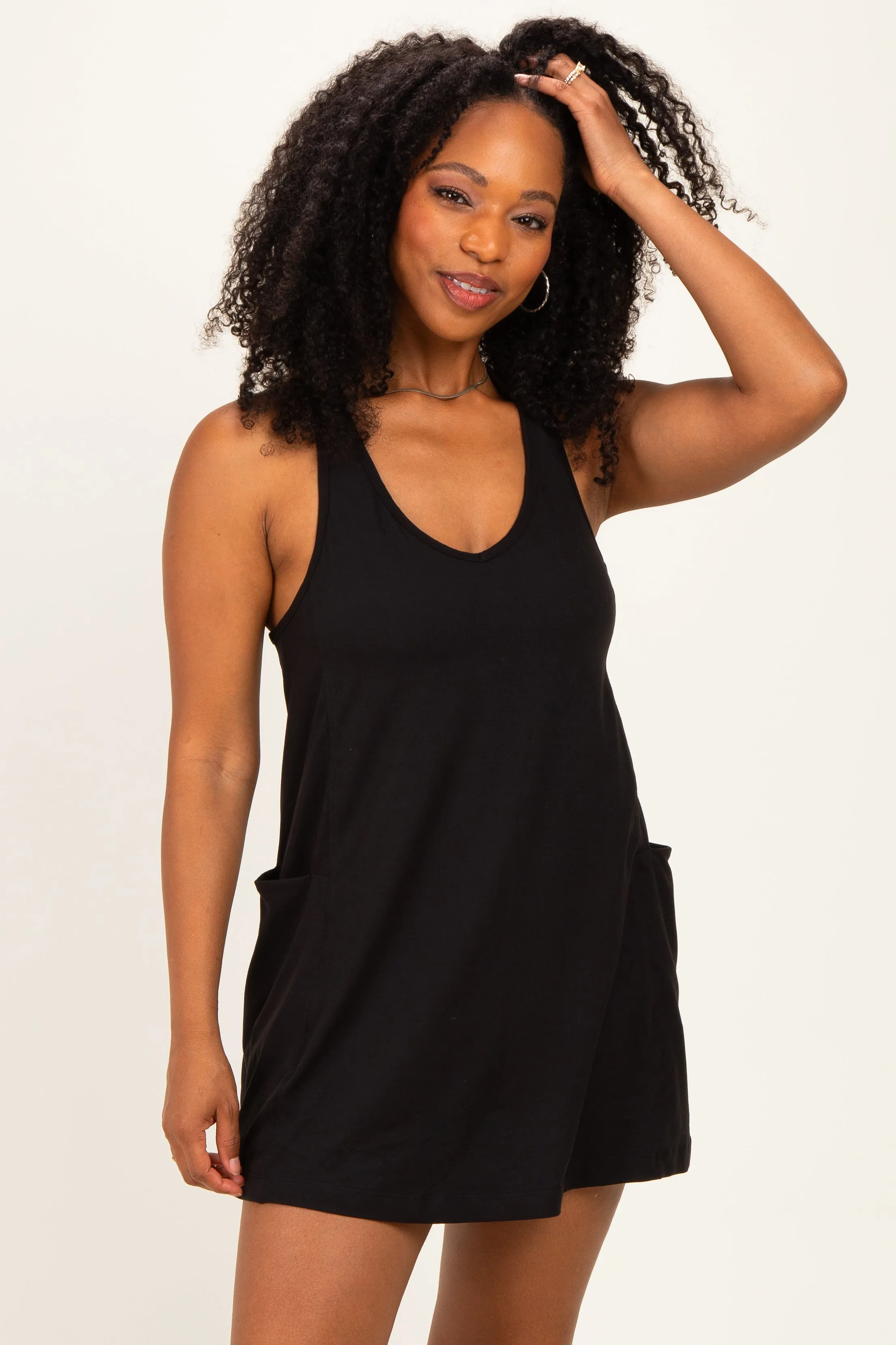 Black Active Racerback Skortsie sold by Pinkblush product image thumbnail 2