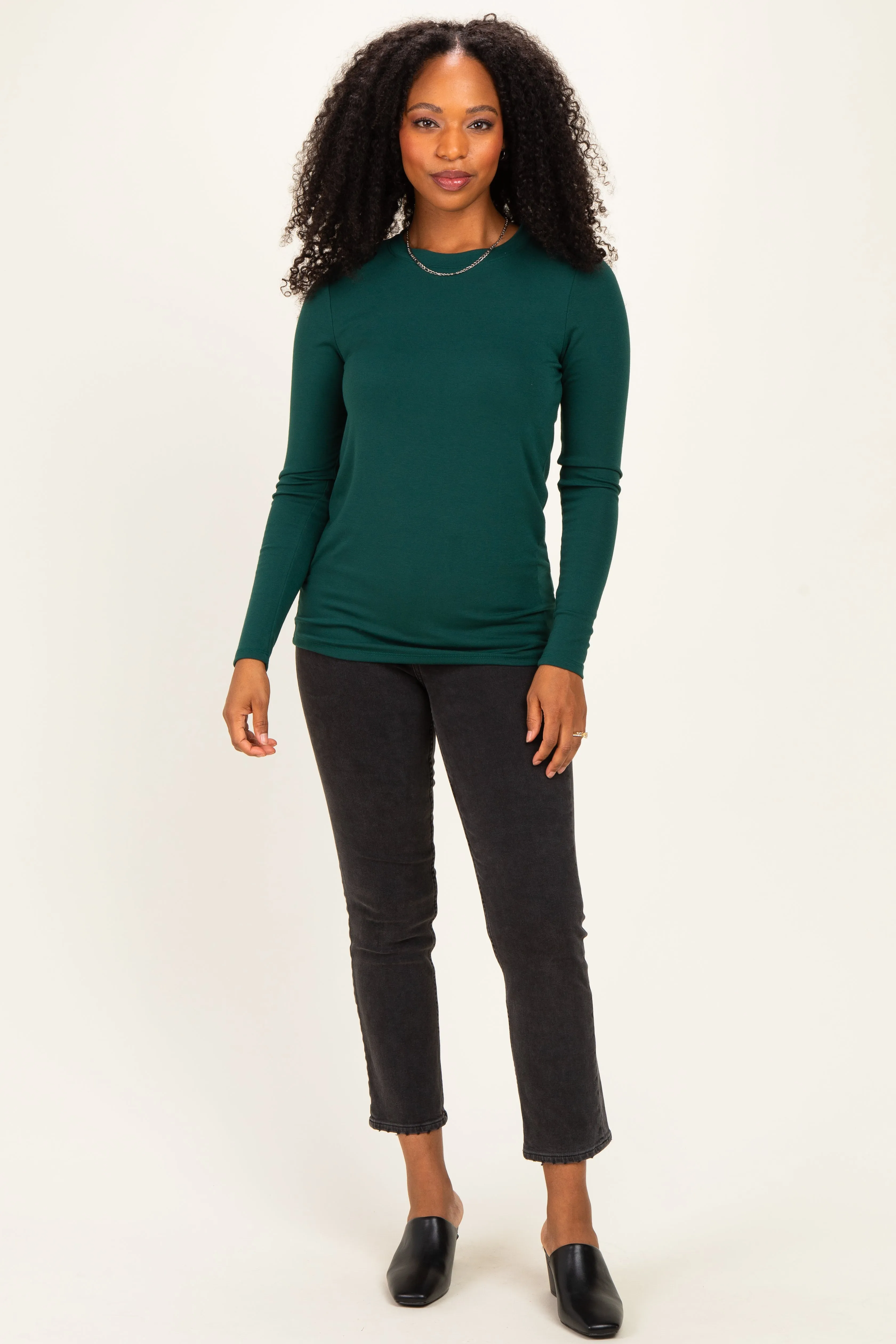 Emerald Long Sleeve Top sold by Pinkblush product image thumbnail 2