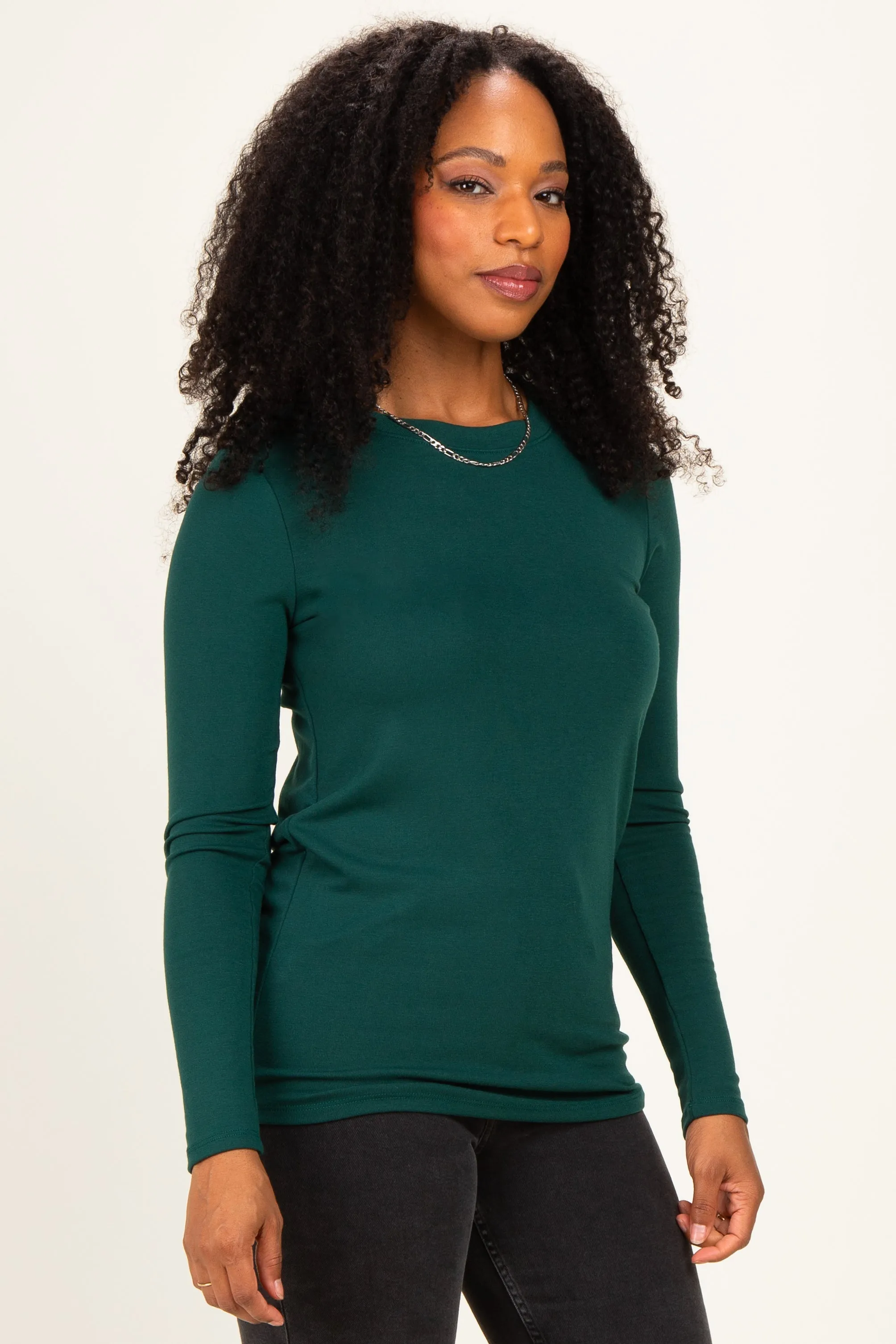 Emerald Long Sleeve Top sold by Pinkblush product image thumbnail 3