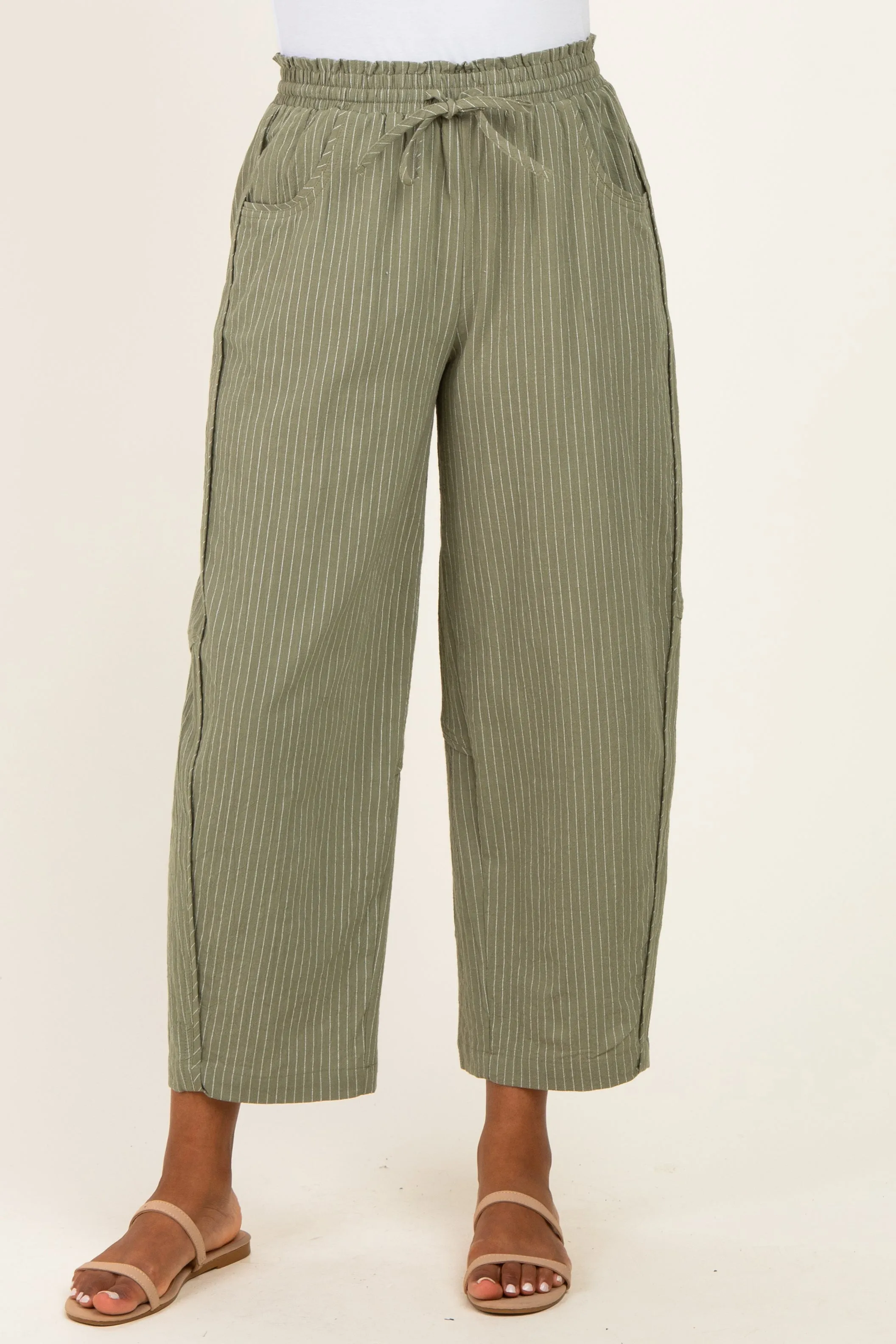 Sage Textured Pants sold by Pinkblush product image thumbnail 2