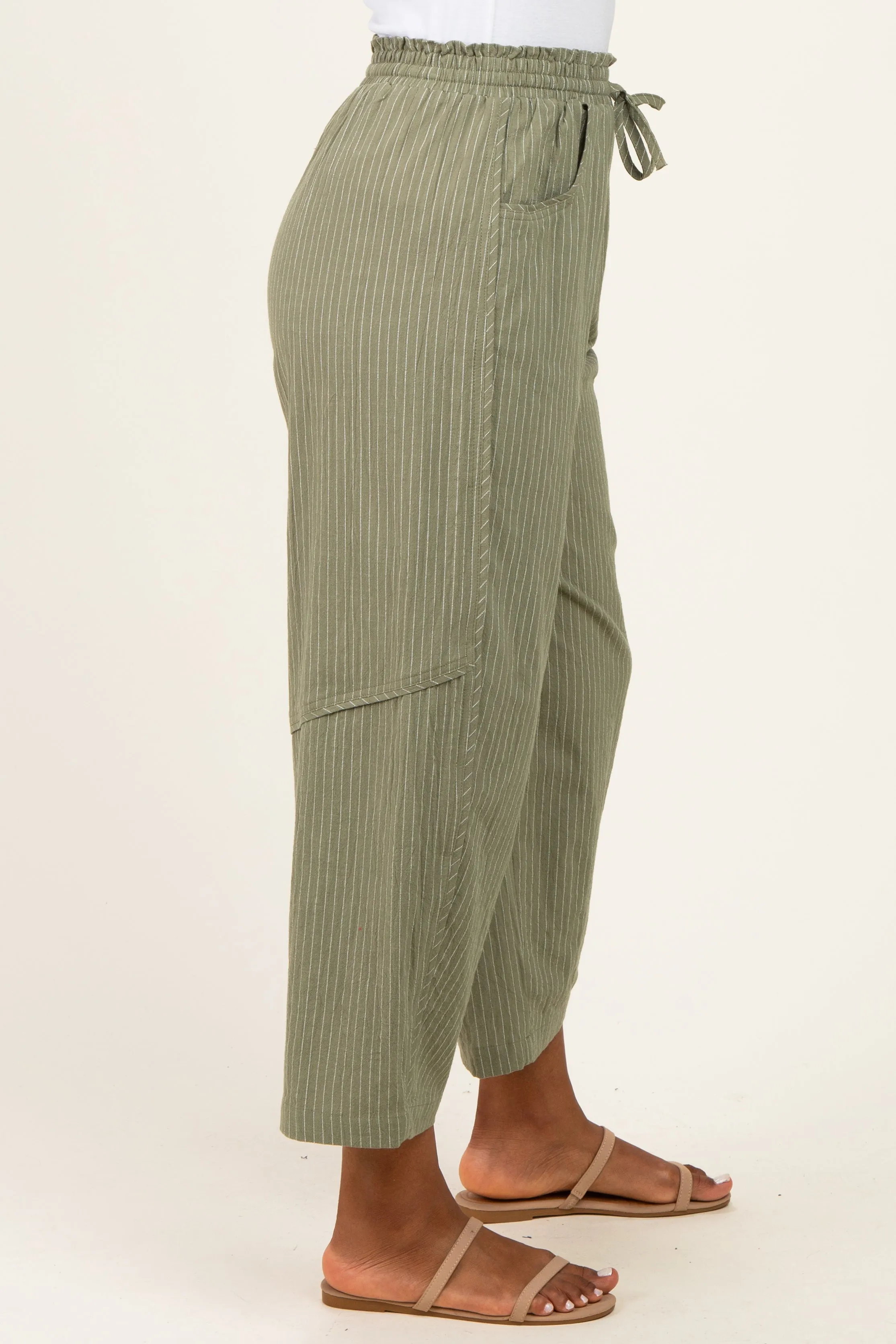 Sage Textured Pants sold by Pinkblush product image thumbnail 3