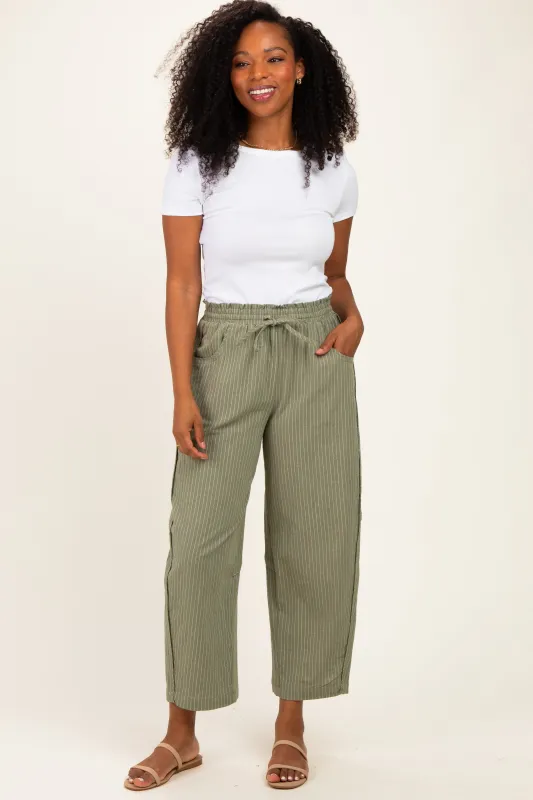 Sage Textured Pants made by Pinkblush
