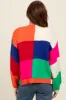 Multicolor Checkered Cardigan Sweater sold by Pinkblush