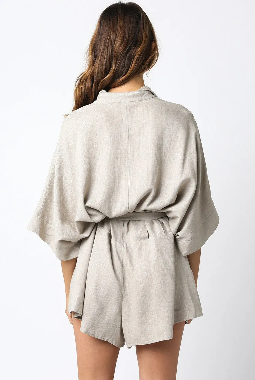 Cream Romper sold by Pinkblush product image thumbnail 5