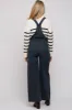 Faded Black Front Pocket Maternity Overalls sold by Pinkblush