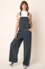 Faded Black Front Pocket Maternity Overalls sold by Pinkblush