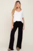 Ivory V-Neck Maternity Dolman Sleeve Top sold by Pinkblush