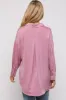 Mauve Striped Button Up Maternity Top sold by Pinkblush