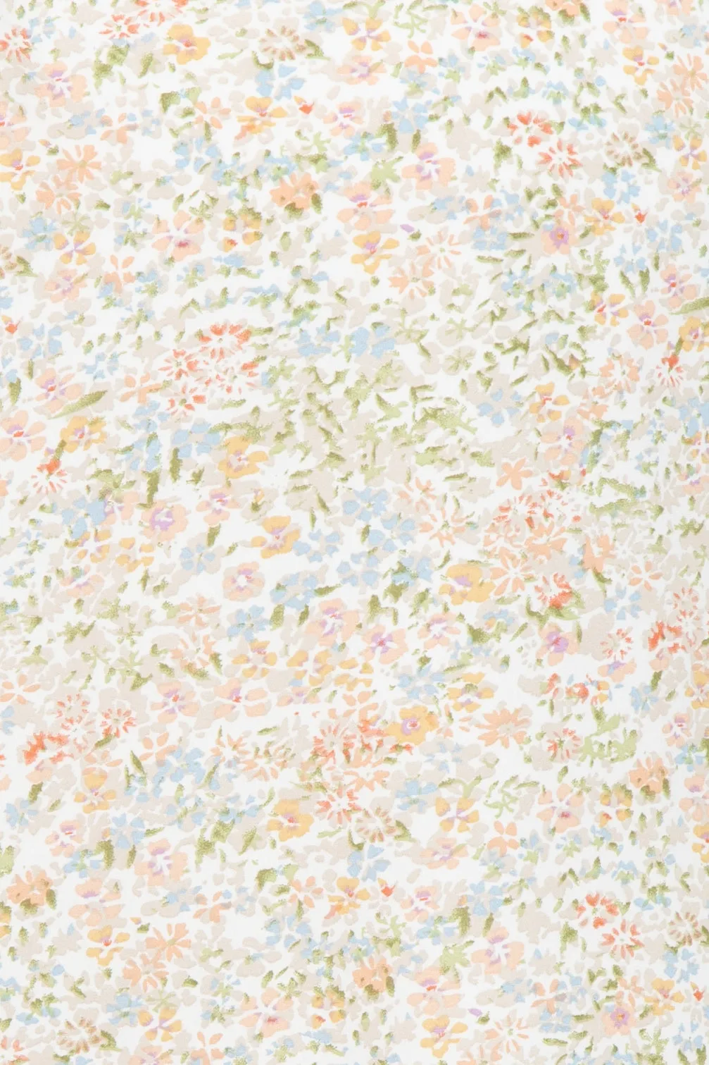 Cream Floral Smocked Square Neck Maternity Midi Dress sold by Pinkblush product image thumbnail 4