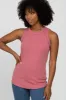 Mauve Ribbed Sleeveless Maternity Top sold by Pinkblush