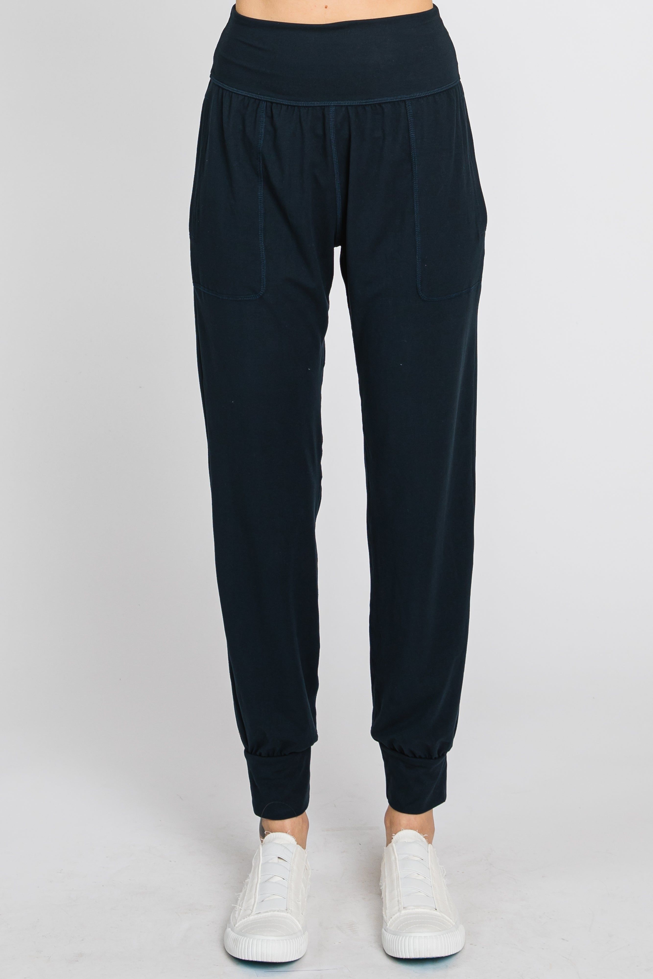 Navy Soft Jogger Pants sold by Pinkblush product image thumbnail 5