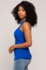 Royal Ribbed Basic Tank Top sold by Pinkblush